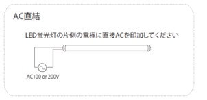 Lumi蛍光灯配線イメージ